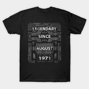 Electronics electrics birthday 1971 50 years profession T-Shirt